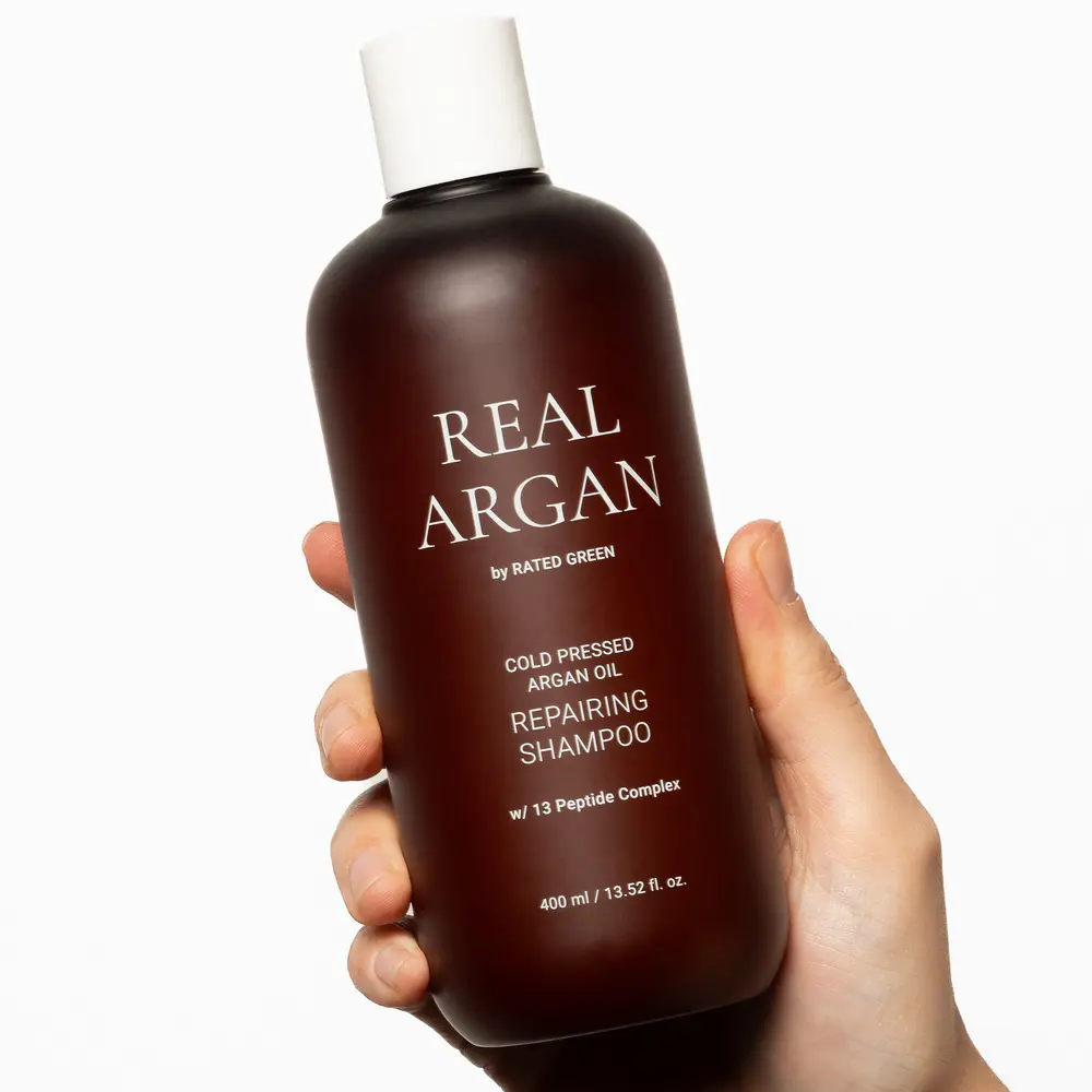 RATED GREEN REAL ARGAN repairing shampoo 400 ml