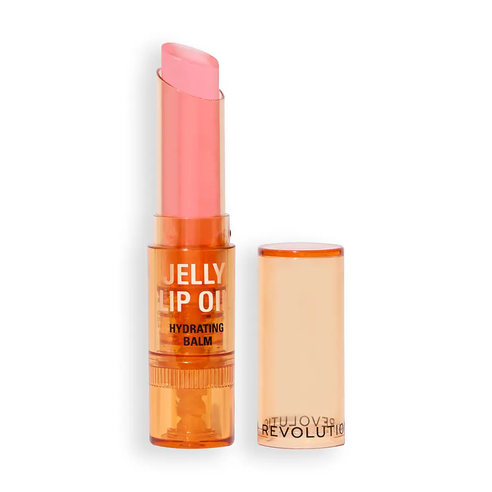 REVOLUTION MAKE UP JELLY LIP OIL hydrating balm #Popsicle Peach 2.4 gr