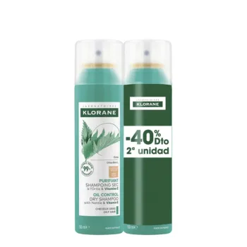 KLORANE NETTLE Oil Control Tinted Dry Shampoo pack 2 x 150 ml