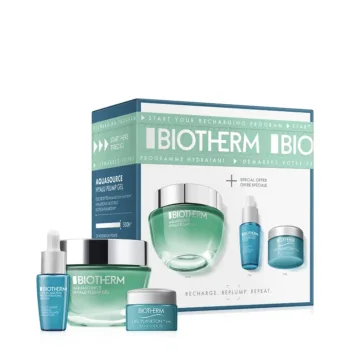 BIOTHERM AQUASOURCE HYALU PLUMP GEL coffret 3 pièces