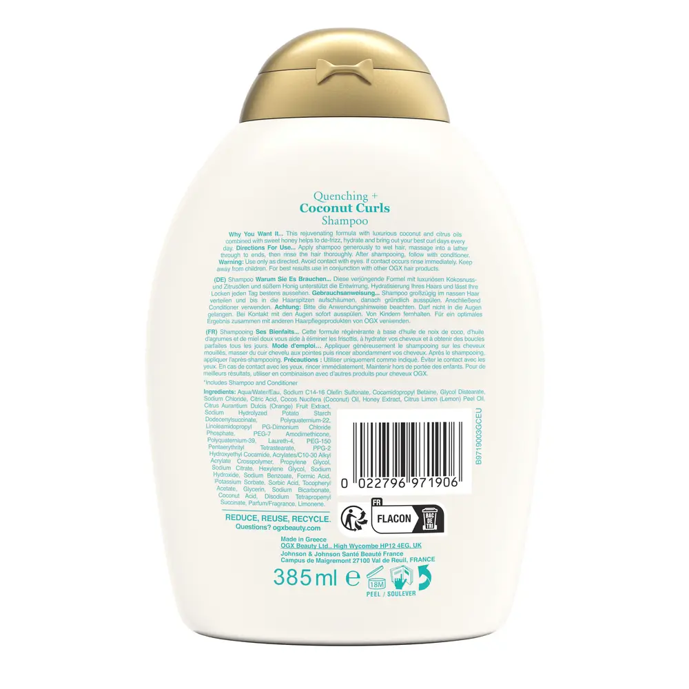 OGX Shampoo per capelli RICCI DI COCCO 385 ml