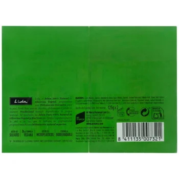 LIDA 100% NATURAL GLYCERIN AND ALOE VERA SOAP SET 2 x 125 gr