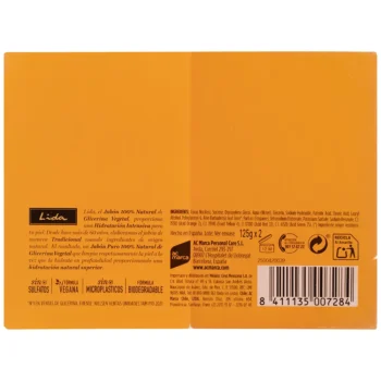 LIDA 100% NATURAL SOAP ORIGINAL GLYCERINE set 2 x 125 gr