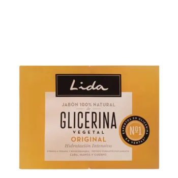 LIDA SAVON 100% NATUREL ORIGINAL GLYCERINE lot 2 x 125 gr
