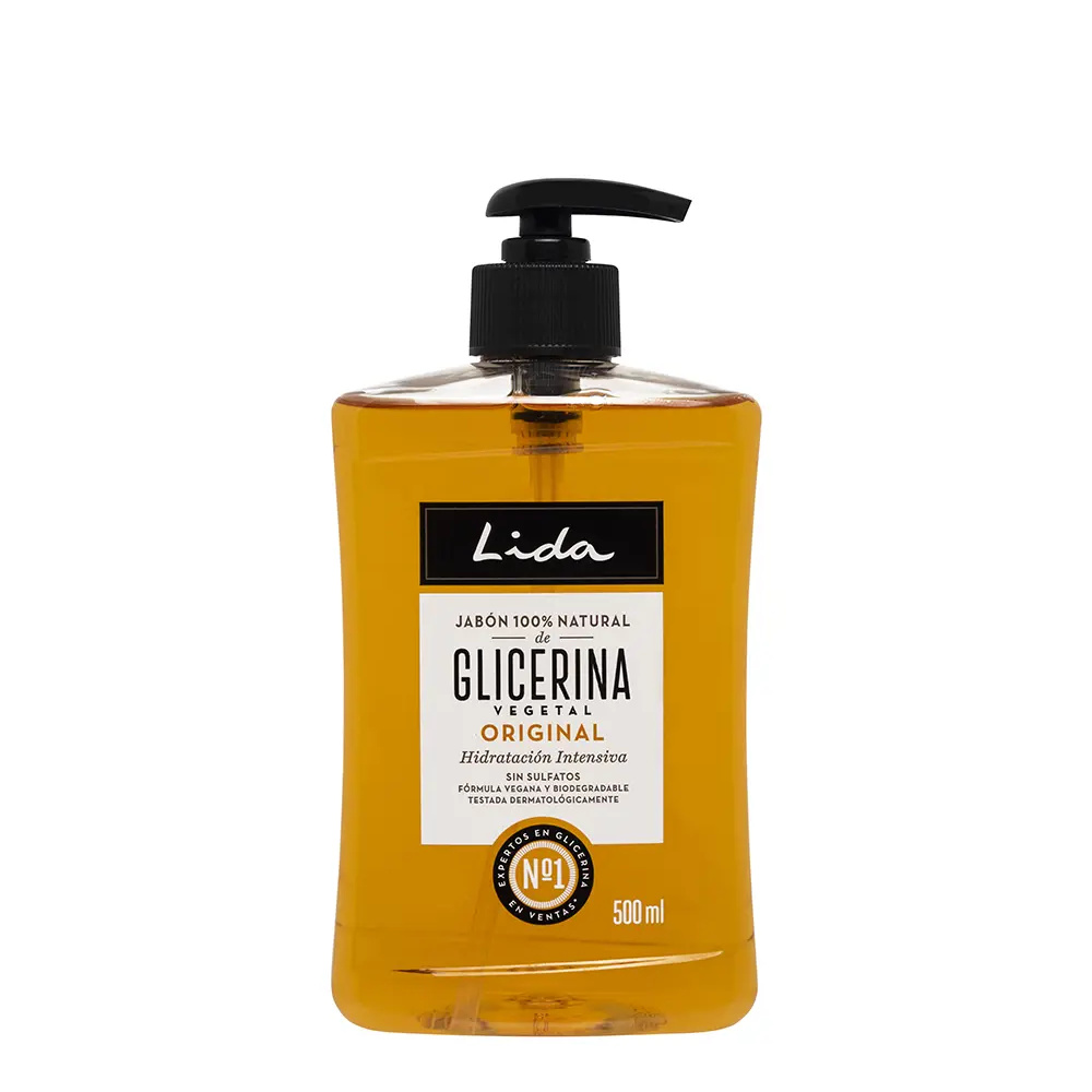 LIDA 100% NATURAL glycerin hand soap 500 ml LIDA 100% NATURAL glycerin hand soap 500 ml