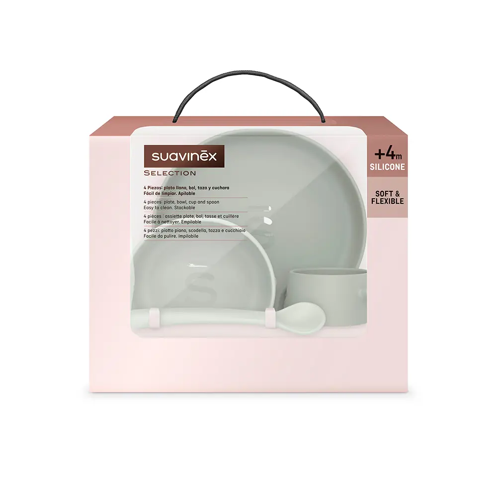 SUAVINEX SELECTION vaisselle #Green 4 u