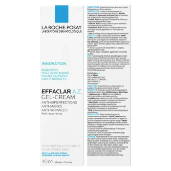 <span class="notranslate">LA ROCHE POSAY EFFACLAR</span> AZ gel cream 40 ml