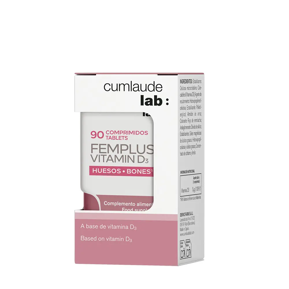 CUMLAUDE LAB FEMPLUS VITAMIN D3 tablets 90 units CUMLAUDE LAB FEMPLUS VITAMIN D3 tablets 90 units - Image 2