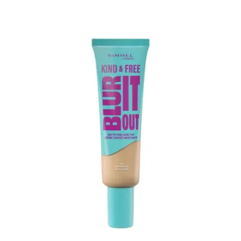 RIMMEL LONDON KIND & FREE BLUR IT OUT matte effect foundation #150-Rose Vanilla 30 ml