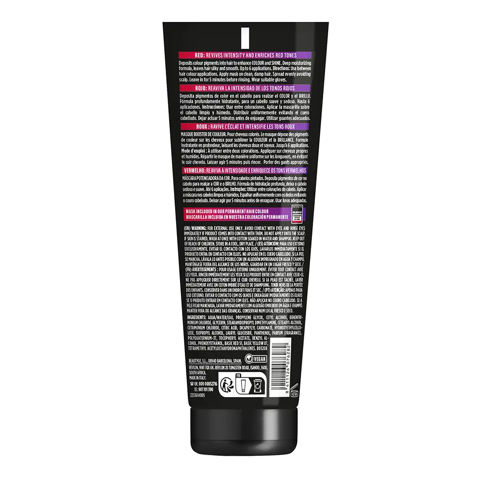 REVLON Maschera esaltatrice del colore COLORSTAY #rosso 125 ml