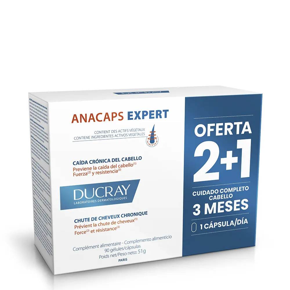 DUCRAY ANACAPS EXPERT food supplement chronic hair loss 90 u DUCRAY ANACAPS EXPERT food supplement chronic hair loss 90 u