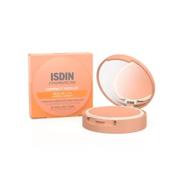 ISDIN COMPACT SUNSCREEN SPF 50 natural long-lasting coverage #Medium 10 gr