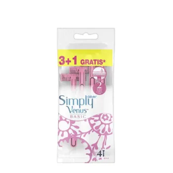 GILLETTE VENUS 2 SIMPLY BASIC Disposable Razor 4 pcs GILLETTE VENUS 2 SIMPLY BASIC Disposable Razor 4 pcs