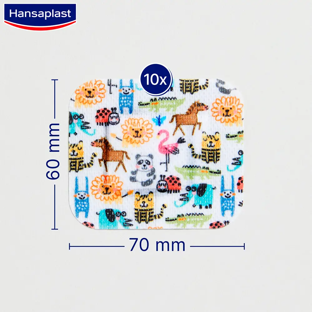 HANSAPLAST Medicazioni HP SENSITIVE XL KIDS 10 pz