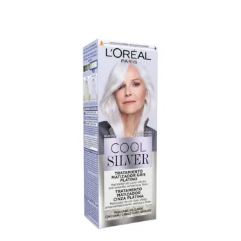 L'OREAL PARIS COOL SILVER platinum gray toning treatment #Pure White 1 u