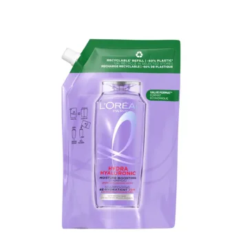 L’ORÉAL PARIS ELVIVE HYDRA HYALURONIC shampoo 72h hydration eco pack 500 ml Refill