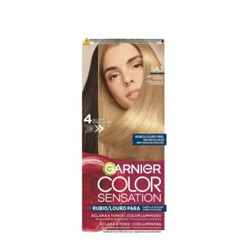 GARNIER COLOR SENSATION luminous blonde dye without fading for dark hair #Louro Miel 5 u