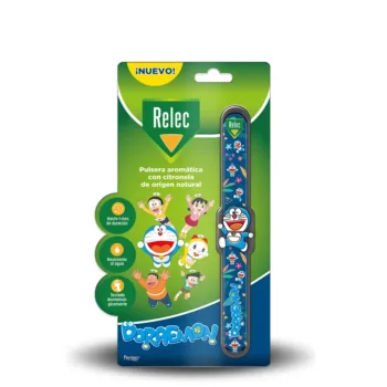 RELEC RELEC PULSERA doraemon antimosquitos infantil con citronella 1 u RELEC RELEC PULSERA doraemon antimosquitos infantil con citronella 1 u