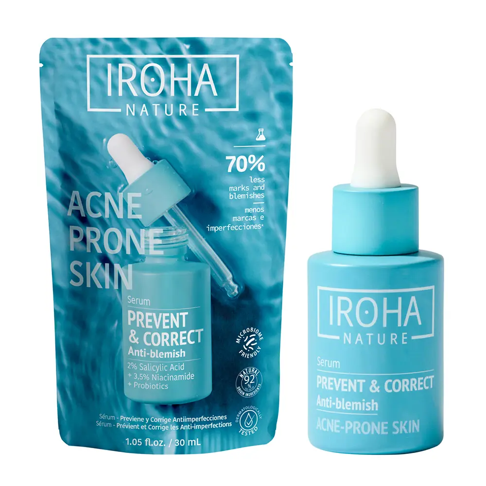 IROHA NATURE Sérum pour peaux à tendance acnéique 30 ml