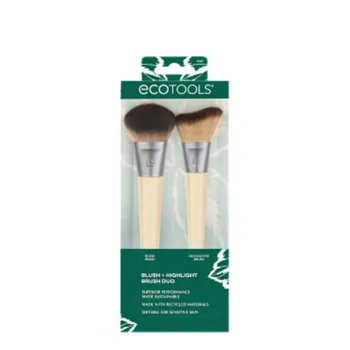 ECOTOOLS BLUSH + HIGHLIGHT brush duo 1 u