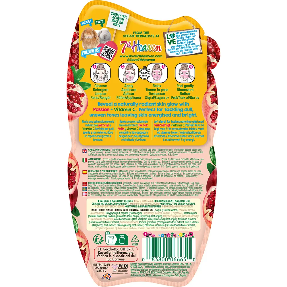 <span class="notranslate">7TH HEAVEN PEEL-OFF</span> BRIGHTENING passion flower 10 ml