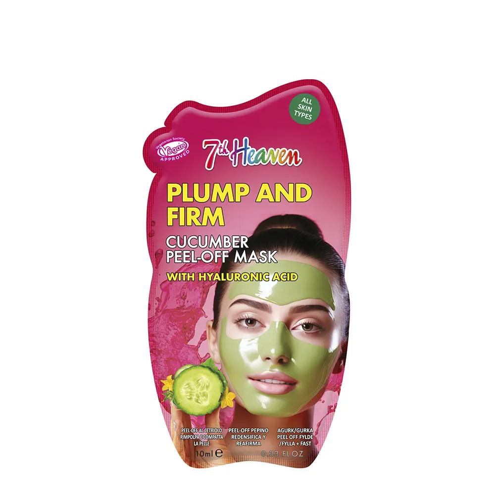 <span class="notranslate">7TH HEAVEN PEEL-OFF</span> PLUMP AND FIRM cucumber with hyaluronic acid 10 ml <span class="notranslate">7TH HEAVEN PEEL-OFF</span> PLUMP AND FIRM cucumber with hyaluronic acid 10 ml
