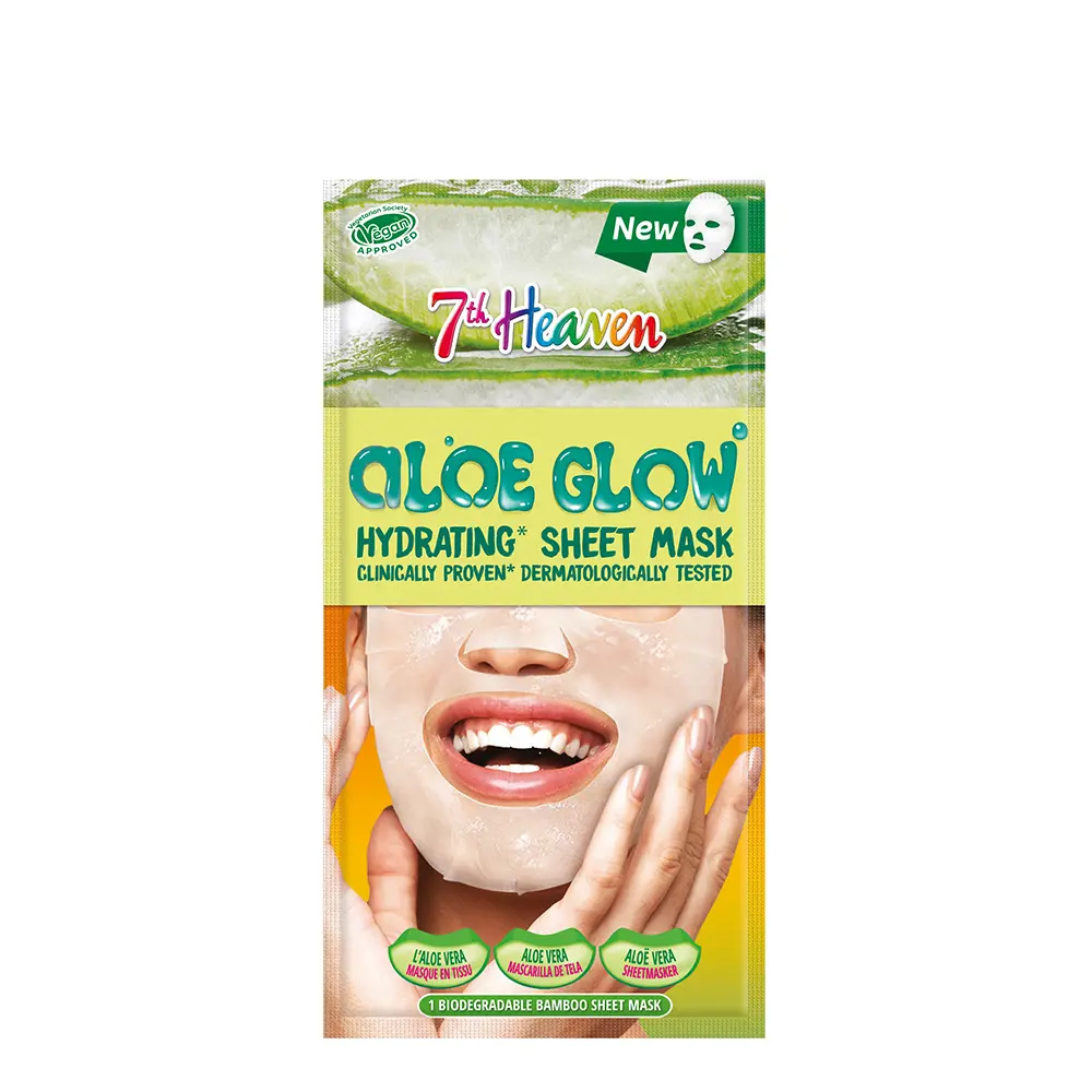 7TH HEAVEN ALOE GLOW moisturizing sheet mask 16 gr 7TH HEAVEN ALOE GLOW moisturizing sheet mask 16 gr