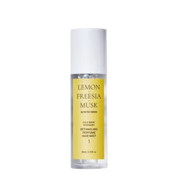 RATED GREEN LEMON FREESIA MUSK 01 detangling perfume hair mist 80 ml