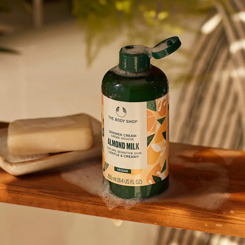 THE BODY SHOP ALMOND MILK shower cream 250 ml