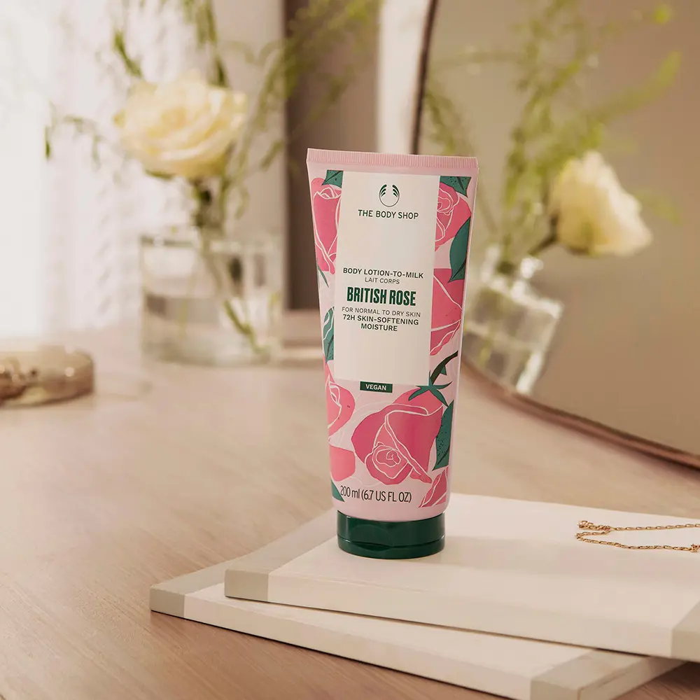 THE BODY SHOP BRITISH ROSE body lotion 200 ml THE BODY SHOP BRITISH ROSE body lotion 200 ml - Image 4