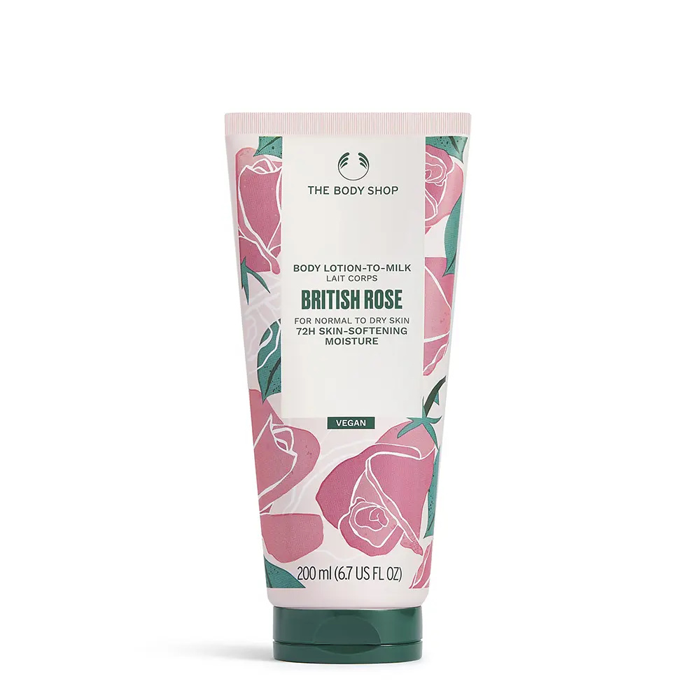 THE BODY SHOP BRITISH ROSE body lotion 200 ml THE BODY SHOP BRITISH ROSE body lotion 200 ml