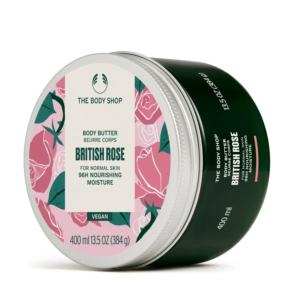 THE BODY SHOP Beurre corporel à la rose britannique 400 ml
