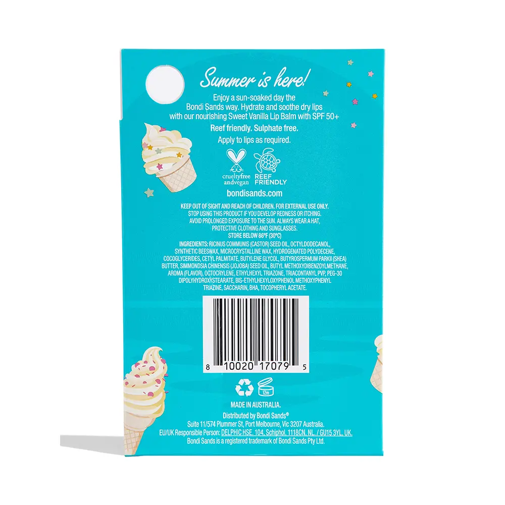 BONDI SANDS LIP BALM tropical vanilla SPF50+ 10 gr BONDI SANDS LIP BALM tropical vanilla SPF50+ 10 gr - Image 4