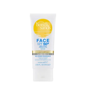 BONDI SANDS EVERYDAY Fragrance-Free Tinted Facial Lotion SPF 50+ 75ml