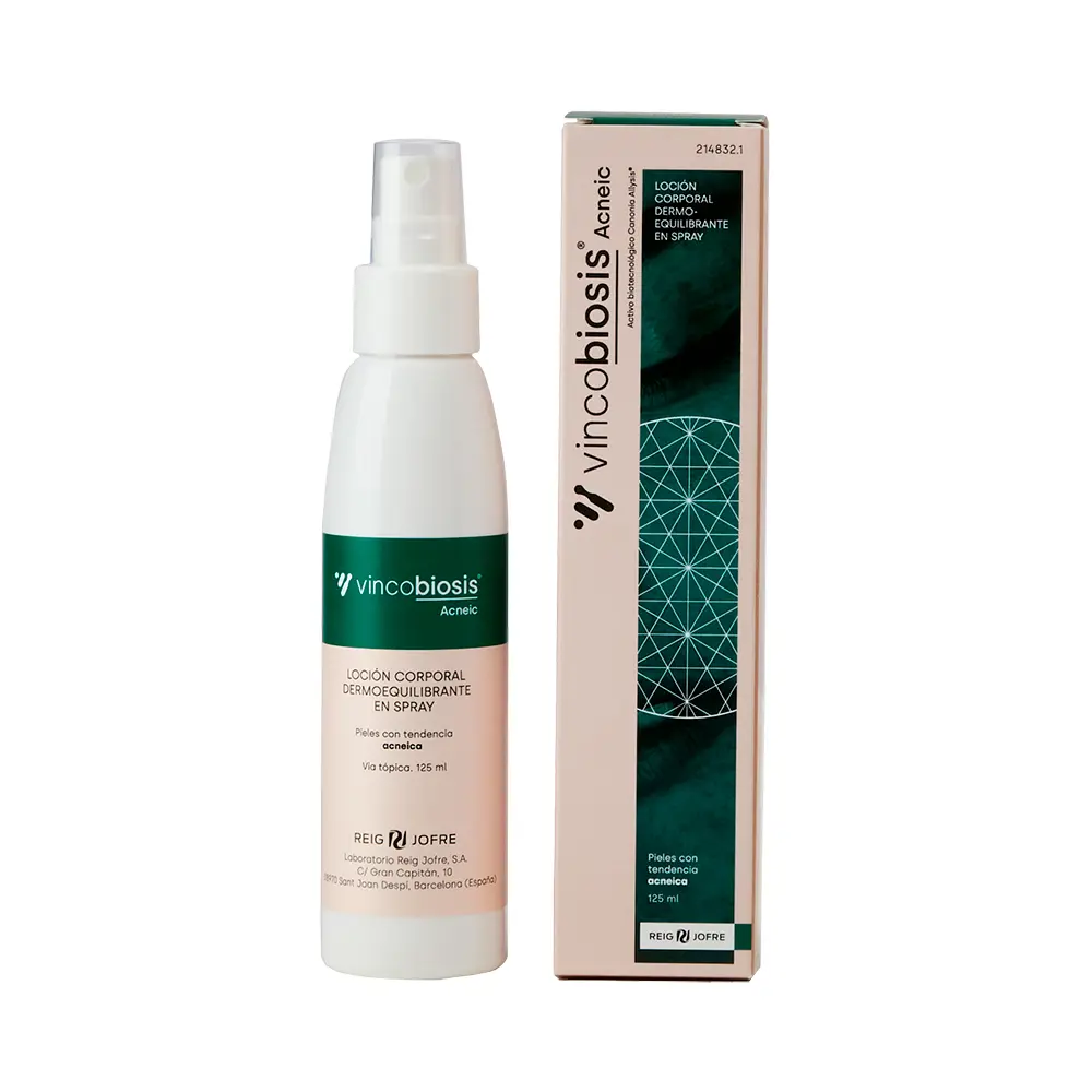 VINCOBIOSI VINCOBIOSI ACNEICA lozione corpo dermoequilibrante spray 125 ml VINCOBIOSI VINCOBIOSI ACNEICA lozione corpo dermoequilibrante spray 125 ml