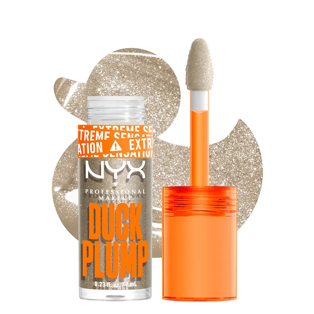 NYX PROFESSIONAL MAKE UP DUCK PLUMP lip gloss #20-Quazy Silver 6.8 ml