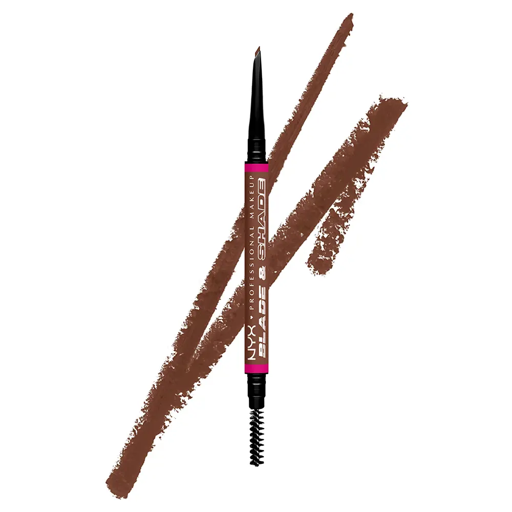 NYX PROFESSIONAL MAKE UP BLADE & SHADE NANO eyebrow pencil #08-Chocolate 1 unit