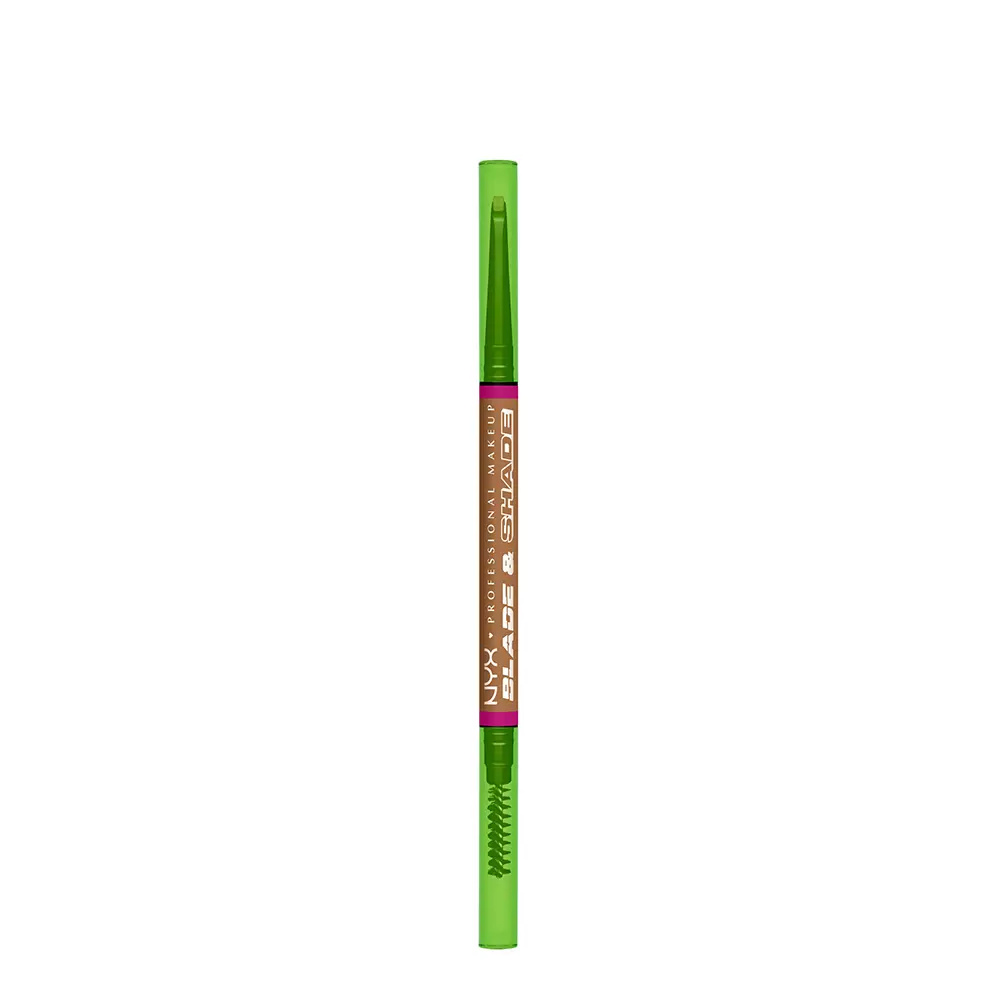 NYX PROFESSIONAL MAKE UP BLADE & SHADE NANO eyebrow pencil #01-Ash Blonde 1 unit NYX PROFESSIONAL MAKE UP BLADE & SHADE NANO eyebrow pencil #01-Ash Blonde 1 unit