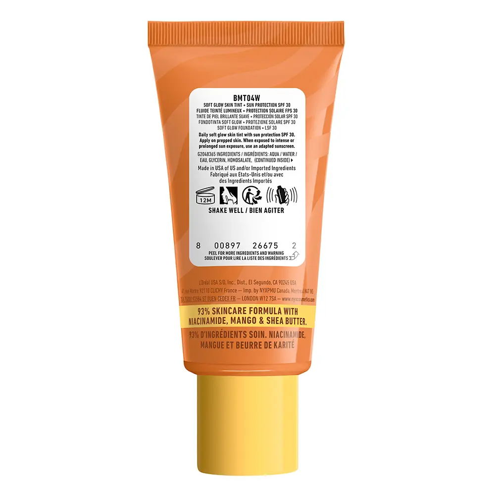 <span class="notranslate">NYX PROFESSIONAL MAKE UP BUTTERMELT GLAZE</span> sunscreen tint + SPF30 #04-Almond Butta 30 ml