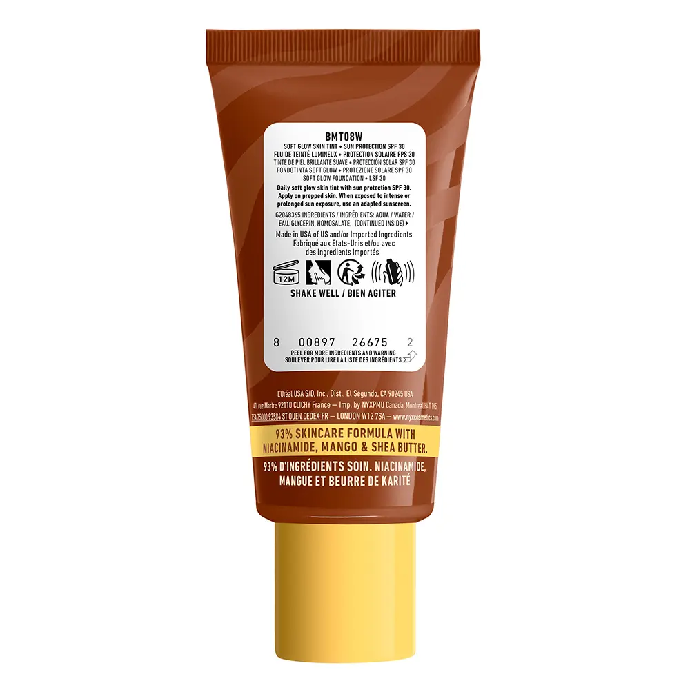 <span class="notranslate">NYX PROFESSIONAL MAKE UP BUTTERMELT GLAZE</span> sunscreen tint + SPF30 #08-Nutmeg Butta 30 ml