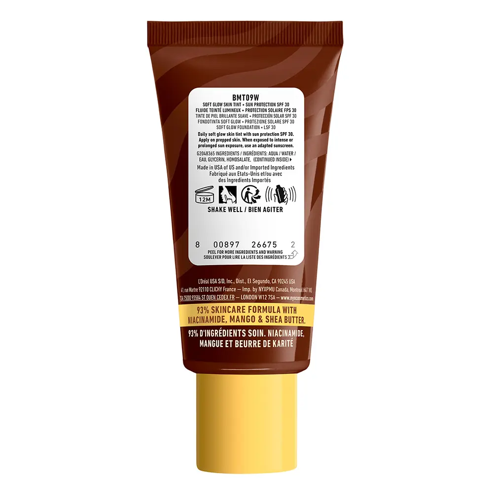 <span class="notranslate">NYX PROFESSIONAL MAKE UP BUTTERMELT GLAZE</span> sunscreen tint + SPF30 #09-Hazelnut Butta 30 ml