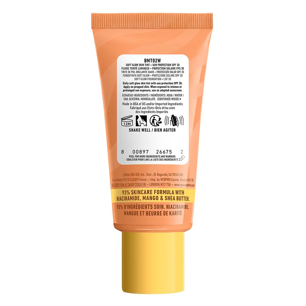 <span class="notranslate">NYX PROFESSIONAL MAKE UP BUTTERMELT GLAZE</span> sunscreen tint + SPF30 #02-Vanilla Bean Butta 30 ml