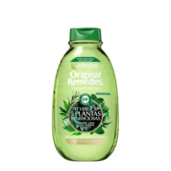 GARNIER REMÈDES ORIGINAUX shampooing au thé vert et 5 plantes bienfaisantes 400 ml