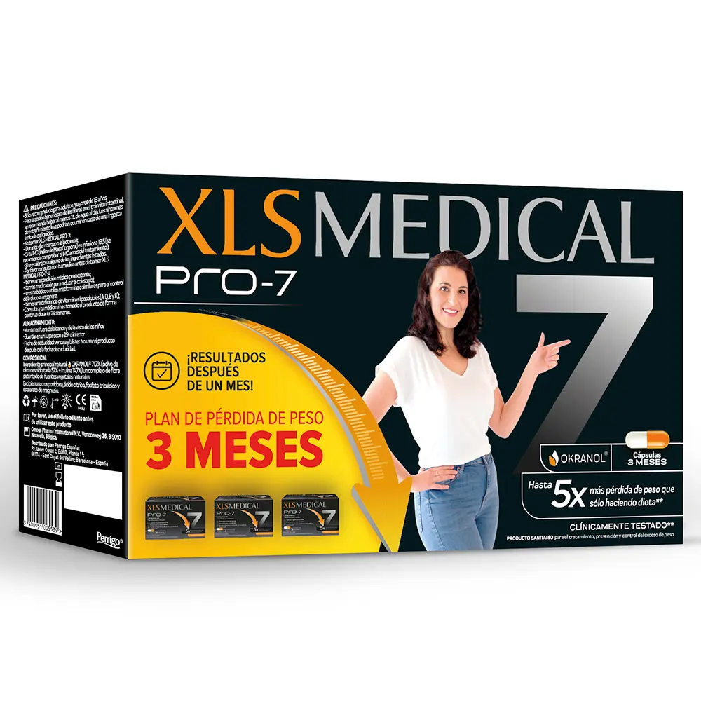 XLS MEDICAL XLS MEDICAL PRO-7 FAT CAPTAGRASS PACK 540 capsules