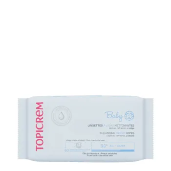 <span class="notranslate">TOPICREM BABY</span> Water-Based Cleansing Wipes 60 pcs