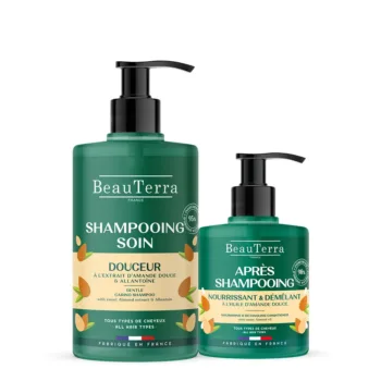 BEAUTERRA EXTRA-DOUX FORTIFIING SHAMPOO 750 ML + CONDITIONER 500 ML PACK 2 pcs
