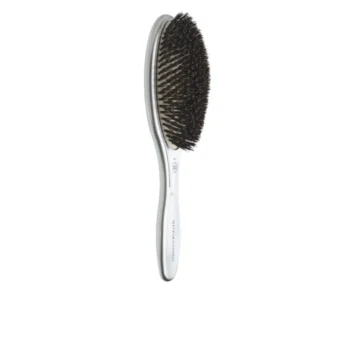 OLIVIA GARDEN EXPERT CARE OVAL Boar&Nylon Bristles Silver 1 u
