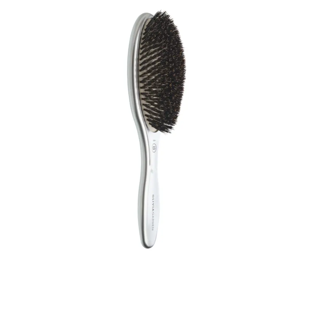 OLIVIA GARDEN EXPERT CARE OVAL Boar&Nylon Bristles Silver 1 u OLIVIA GARDEN EXPERT CARE OVAL Boar&Nylon Bristles Silver 1 u