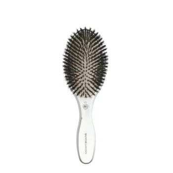 OLIVIA GARDEN EXPERT CARE OVAL Boar&Nylon Bristles Silver 1 u OLIVIA GARDEN EXPERT CARE OVAL Boar&Nylon Bristles Silver 1 u