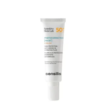SENSILIS PHOTOCORRECTION [HA 50+] moisturizing and anti-wrinkle tinted fluid SPF50+ 50 ml